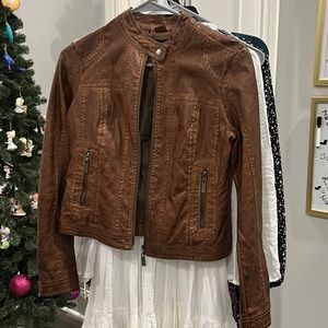 jean/pleather jacket